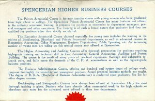 Milwaukee Spencerian Business Courses Ad Teller Cages Stenography Equipment 1945 2