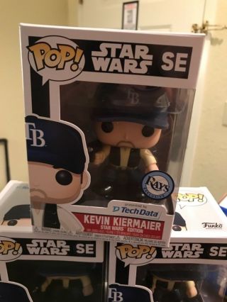 2018 Tampa Bay Rays Kevin Kiermaier Han Solo Star Wars Funko Pop