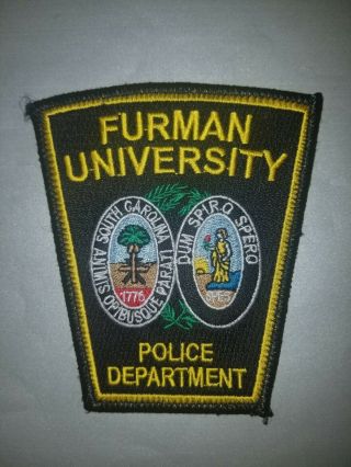 Furman University South Carolina Sc Police Department University Campus Safety