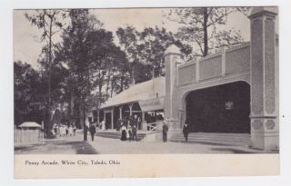 Toledo Ohio Penny Arcade White City Amusement Park Pre 1907