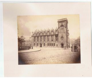 Mounted Albumen Photograph - Royal Exchange Albert Square Dundee By J.  R