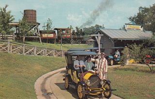 Six Flags Over Texas,  Chaparral Antique Car Ride,  50 - 60s