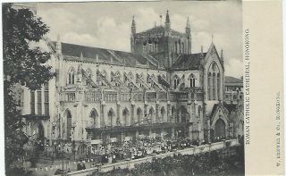 Hong Kong 1900s Postcard Roman Catholic Cathedral