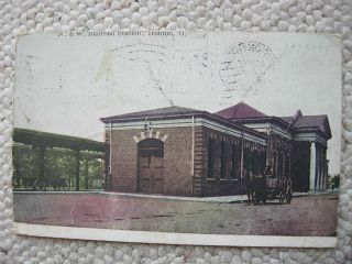 Ironton Oh - Ohio - Norfolk & Western Railroad - Train Station - Depot - N&w - Lawrence Co