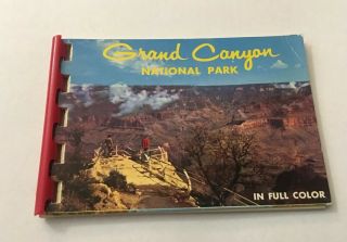 Vintage Souvenir Photo Book Grand Canyon National Park 10 Views