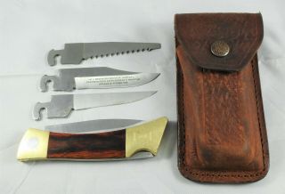 Case Changer Knife W/ Leather Case & Blades - 2012 - International Boiler Makers
