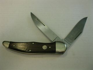 Boker Solingen Germany Rat Tail Folding Hunter Knife Wood Handle Made In Germany