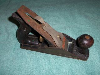 Vintage.  Stanley No.  4 Wood Plane Smooth Bottom Made In Usa