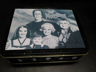 1999 The Munsters Metal Lunch Box - Vintage,  Couple Scratches Inside And Out