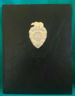 County Of Los Angeles Fire Department 1990 Yearbook Vg