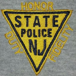 Njsp Jersey State Police Troopers Polo Shirt Nj Nypd Nysp Sz L