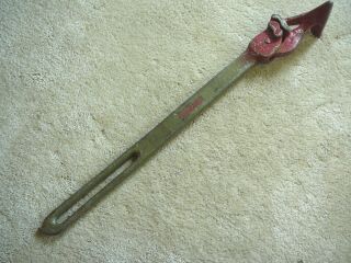 EXCELSIOR STYLE UNMKD ANTIQUE CAST IRON BARBED WIRE FENCE STRETCHER REPAIR TOOL 6