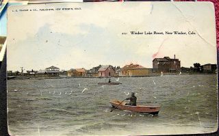1907 - - - Windsor Lake Resort,  Windsor,  Colorado Pc