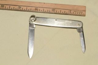 1920s Antique/vtg Schrade Cut.  Co.  Twist Ring Pocket Knife Turn Open Solid
