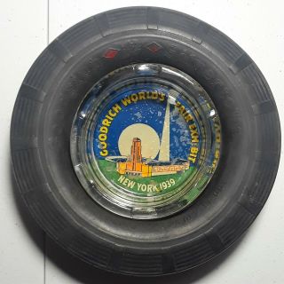 1939 York Worlds Fair Goodrich Tire Ashtray