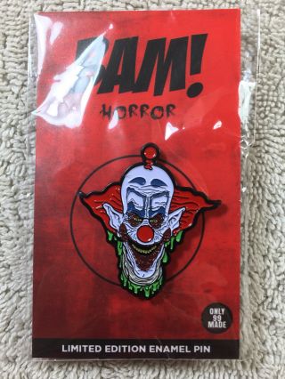 Le /99 Killer Klowns From Outer Space Pin Bam Box Horror Exclusive Scary