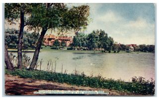 1912 Lake Of The Isles,  Minneapolis,  Mn Postcard