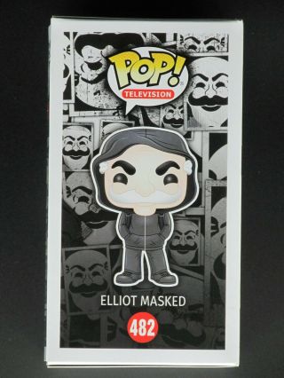 Funko Pop Mr Robot Elliot Masked 2017 SDCC Comic Con w/Box Protector - 5