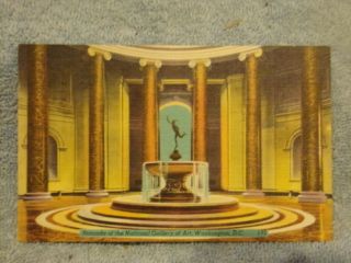 Vintage Postcard Rotunda Of The National Gallery Of Art,  Washington,  D.  C.