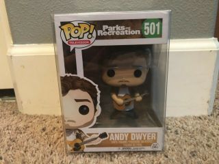 Funko Pop Parks And Recreation Andy Dwyer 501 - In Protector -
