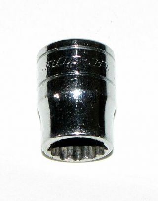 Snap - On 3/8 " Drive 12 - Point S 7/16 " Flank Drive Shallow Socket (f141)