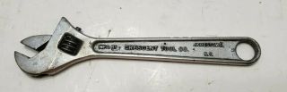 Vintage 6 " Crescent Tool Co.  Crestoloy Adjustable Wrench Jamestown N.  Y.  Usa