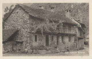 Switzerland Ticino (ch06) 1900 Postc.  Biasca Case Rustiche - Not Travelled