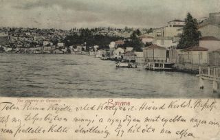 Turkey,  Greece,  Izmir,  Smyrne,  Smyrna,  General View Of Caratach,  Old Postcard