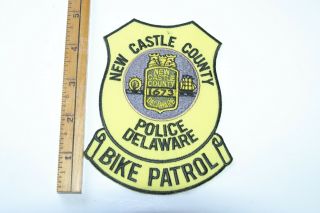 De: Castle County Police Bike Patrol Patch - Ink Spot Above " L "