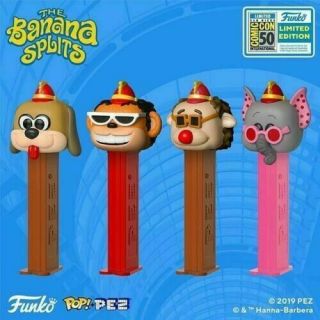 Funko Pop Banana Split 4 Pack Pez (shared Exclusive) Sticker Is Shared