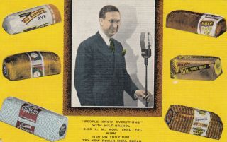 The Carpenter Baking Co.  Of Milwaukee,  30 - 40s; Milt Brandl Doing A Commercial