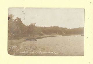 Ny Lake Ronkonkoma 1923 Antique Rppc Real Photo Postcard York