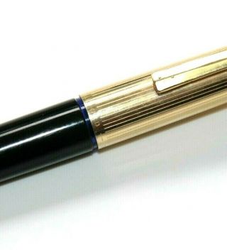VINTAGE PELIKAN 30 ROLLED GOLD FOUNTAIN PEN,  F - FINE NIB,  MADE IN GERMANY 1960s 5
