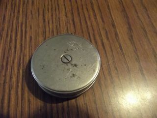 Vintage Lufkin Round Push Button Tape Measure