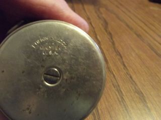 Vintage Lufkin Round Push Button Tape Measure 2