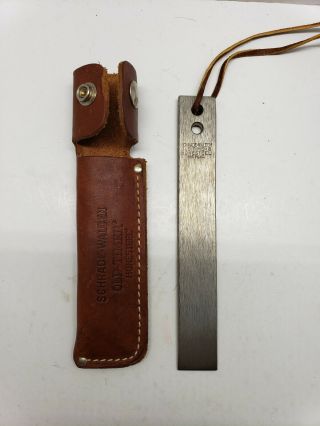 Vintage Schrade - Walden Old - Timer Honesteel Sharpening