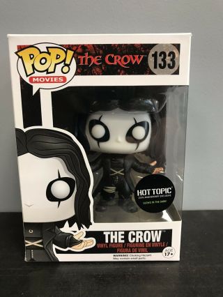 Funko Pop Movies The Crow 133 Hot Topic Glows In The Dark