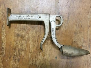 Vintage Cast Iron Tru - Fit Shoe Stretcher Philadelphia Pa Mfg Co Cobbler Tool