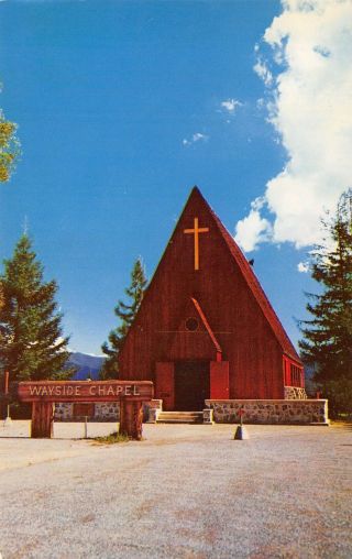 Los Gatos Ca Wayside Chapel On The Santa Cruz Hwy To God Be The Glory 1950s