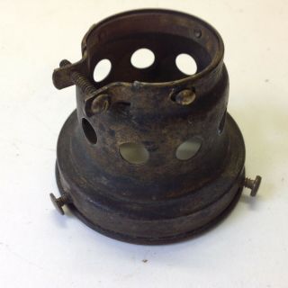 Antique Brass Clip On Socket 2 1/4 " Lamp Shade Holder Fixture Pendant Floor Lamp