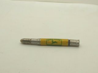 Vintage John Deere Bullet Pencil Advertising Marion Willing Brown City Michigan