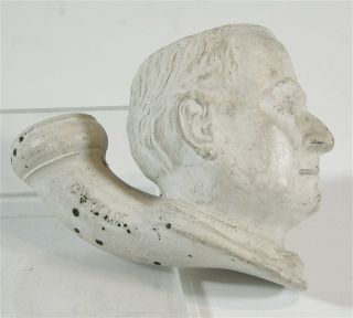 1908 William Jennings Bryan Presidential Election Figural Clay Pipe By Gambier