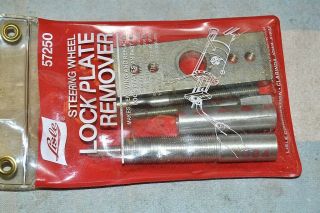 Lisle Corp 57250 Steering Wheel Lock Plate Remover Kit Quality Vintage Usa Tool