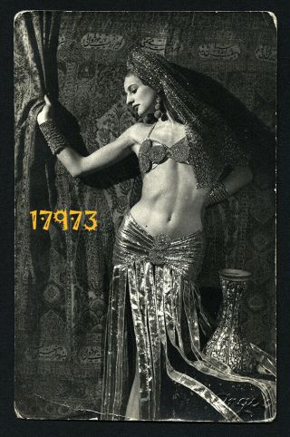 Girl In Exotic Costume,  By Legendary Angelo (funk Pál) Vintage Photograph,  1930s