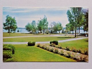 Wicker Hotel And Resort View Of Lake Russells Point,  Ohio Chrome Postcard 5095