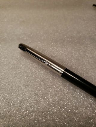 Vintage Retro Black&Stainless Jotter Pens one w/Calander Stainless Gold Pencil 4