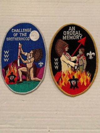 Oa Lodge 1 75th Anniversary Jacket Patches J8 And J9