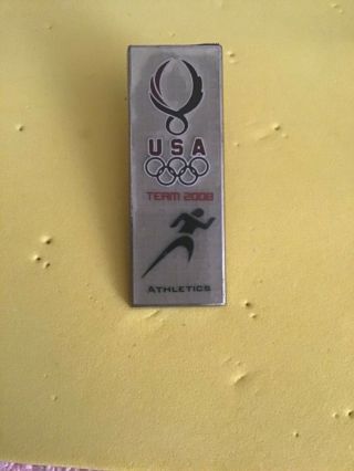 Usa Athletics Olympic Games Pin Noc Beijing Olympics 2008
