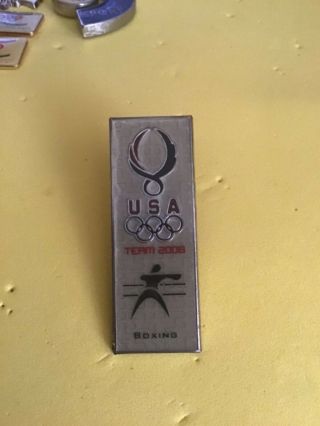 Usa Boxing Olympic Games Pin Noc Beijing Olympics 2008