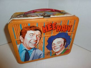Vintage 1970 Hee Haw Metal Lunchbox Only - No Thermos